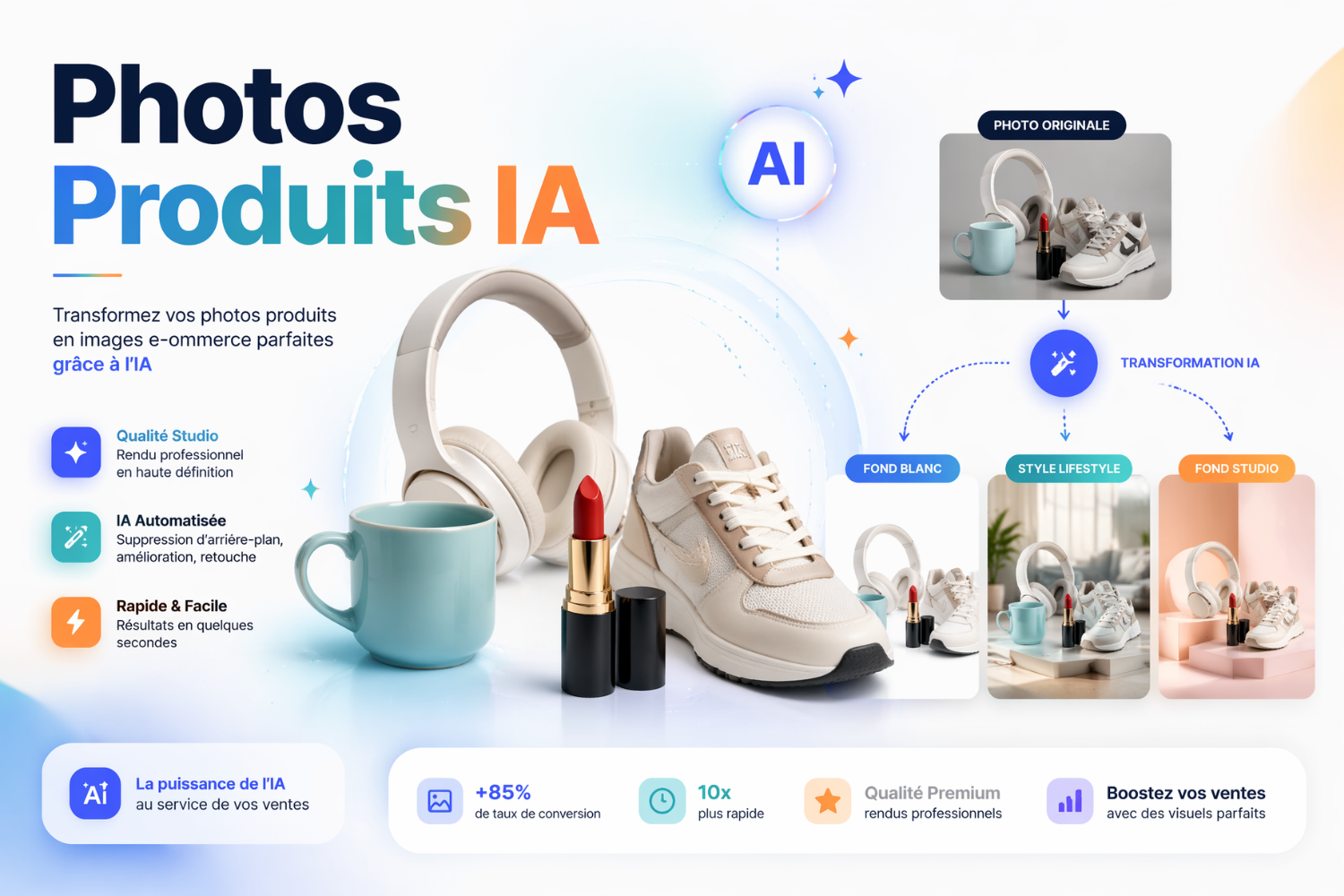 Créer des photos produits IA : guide complet pour l’e-commerce